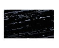 Glasplatte 100x60x0,6 cm mit Facettenschliff - Marmoroptik schwarz