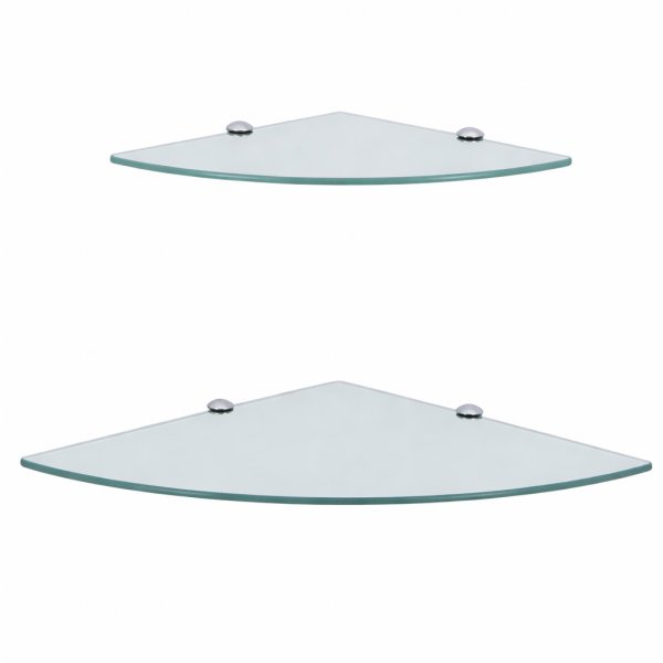 Eckregal 45cm Glasboden Glasplatte Glasscheibe Regalhalter ALU Regal Glasregal Klar