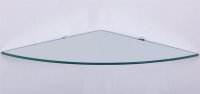Eckregal 45cm Glasboden Glasplatte Glasscheibe Regalhalter ALU Regal Glasregal Klar