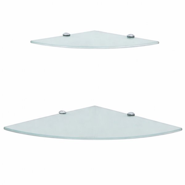 Eckregal 75cm Glasplatte Glasboden Glasscheibe Regalhalter ALU Regal Glasregal Klar