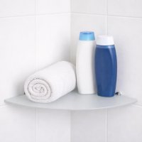 Eckregal 75cm Glasplatte Glasboden Glasscheibe Regalhalter ALU Regal Glasregal Klar