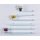 Glasboden 6mm Glasplatte f&uuml;r Glasregal Glasscheibe Regalhalter Bad Glas Regal klar 70 cm silber
