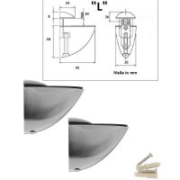 Glasboden 6mm Glasplatte f&uuml;r Glasregal Glasscheibe Regalhalter Bad Glas Regal 40 cm wei&szlig; silber