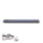 Glasboden 90 cm Glasplatte f&uuml;r Glasregal Glasscheibe Regalhalter Bad Glas Regal schwarz Glas mit Halterung
