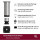 M&ouml;belf&uuml;&szlig;e 80-200 mm 4er Set [H&Ouml;HENVERSTELLBAR] M&ouml;belbeine aus Edelstahl Schrankf&uuml;&szlig;e Verstellbar Geb&uuml;rstet Silber