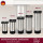 M&ouml;belf&uuml;&szlig;e 80-200 mm 4er Set [H&Ouml;HENVERSTELLBAR] M&ouml;belbeine aus Edelstahl Schrankf&uuml;&szlig;e Verstellbar Geb&uuml;rstet Silber
