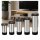 M&ouml;belf&uuml;&szlig;e 120 mm 4er Set [H&Ouml;HENVERSTELLBAR] M&ouml;belbeine aus Edelstahl Schrankf&uuml;&szlig;e Verstellbar Geb&uuml;rstet Silber