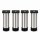 M&ouml;belf&uuml;&szlig;e 150 mm 4er Set [H&Ouml;HENVERSTELLBAR] M&ouml;belbeine aus Edelstahl Schrankf&uuml;&szlig;e Verstellbar Geb&uuml;rstet Silber