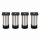 M&ouml;belf&uuml;&szlig;e 80 mm 4er Set [H&Ouml;HENVERSTELLBAR] M&ouml;belbeine aus Edelstahl Schrankf&uuml;&szlig;e Verstellbar Geb&uuml;rstet Silber