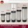M&ouml;belf&uuml;&szlig;e 80 mm 4er Set [H&Ouml;HENVERSTELLBAR] M&ouml;belbeine aus Edelstahl Schrankf&uuml;&szlig;e Verstellbar Geb&uuml;rstet Silber