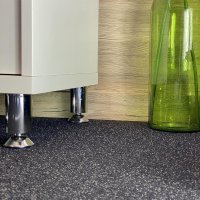 4er Set M&ouml;belfu&szlig; Chrom in 4 ver. Gr&ouml;&szlig;en 8/10/12/15 cm