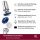 Verchromter Stahl 150mm h&ouml;henverstellbar 4er Set konischer Standfu&szlig;