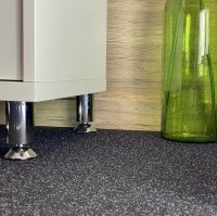 4er Set M&ouml;belfu&szlig; Chrom in 4 ver. Gr&ouml;&szlig;en 8/10/12/15 cm