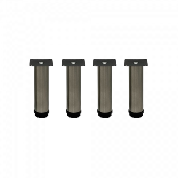 4er Set M&ouml;belfu&szlig; Edel in 4 ver. Gr&ouml;&szlig;en 8/10/12/15 cm