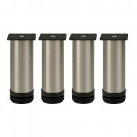 4er Set M&ouml;belfu&szlig; Edel in 4 ver. Gr&ouml;&szlig;en 8/10/12/15 cm