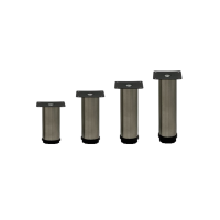 4er Set M&ouml;belfu&szlig; Edel in 4 ver. Gr&ouml;&szlig;en 8/10/12/15 cm