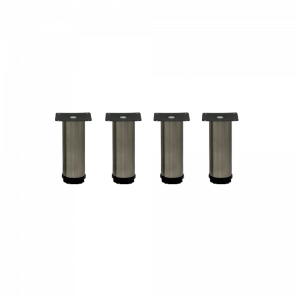 4er Set M&ouml;belfu&szlig; Edel in 4 ver. Gr&ouml;&szlig;en 8/10/12/15 cm