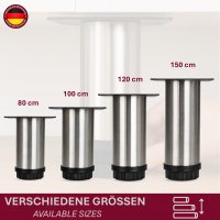 4er Set M&ouml;belfu&szlig; Edel in 4 ver. Gr&ouml;&szlig;en 8/10/12/15 cm