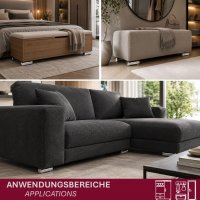 4er Set M&ouml;belfu&szlig; in Chrom 12 cm